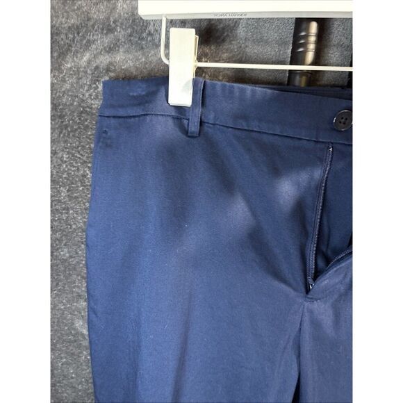 Lauren Ralph Lauren Pants Women's Size 16 Blue Cropped Chino Stretch - Picture 6 of 10